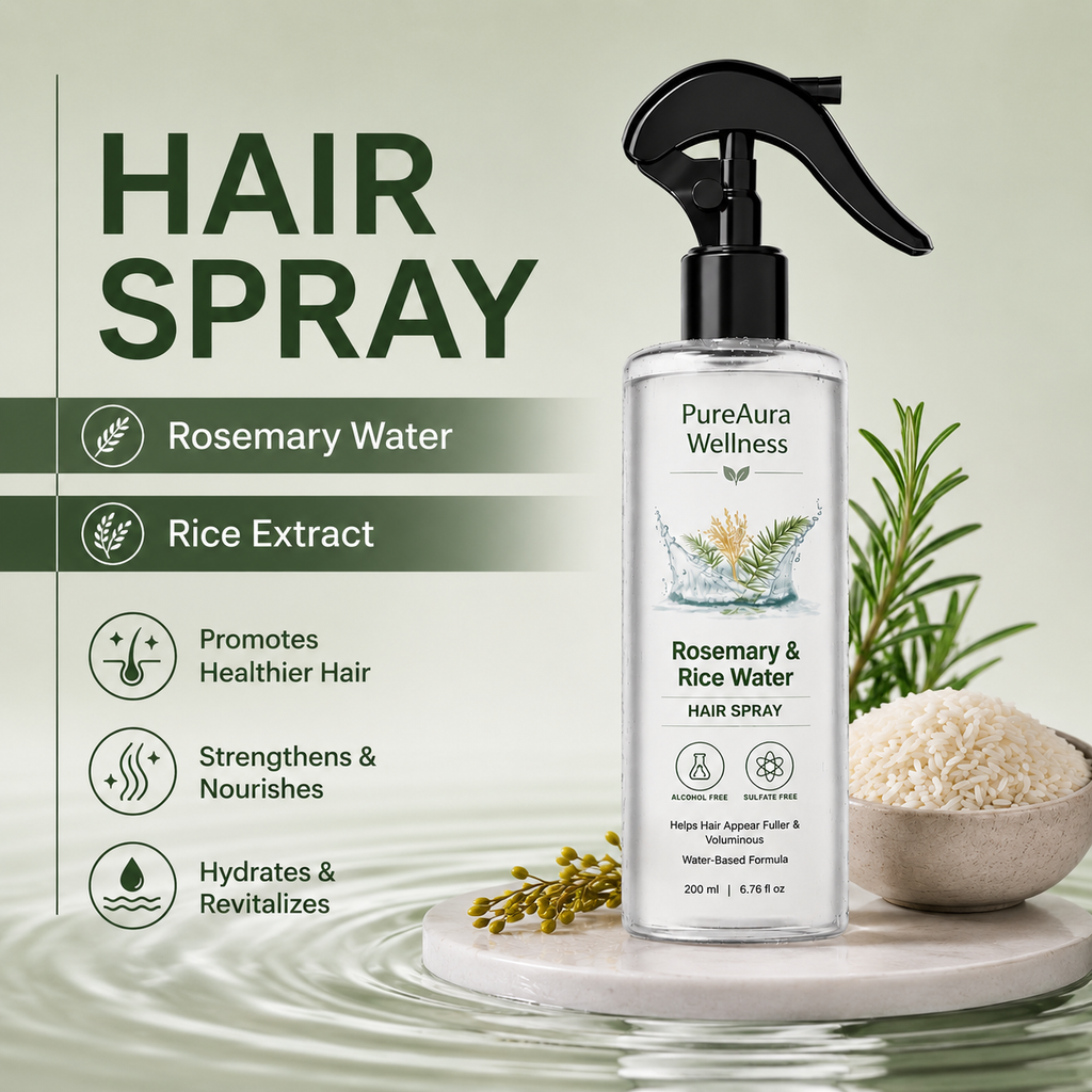 Rosemary and Rice Hair Spray