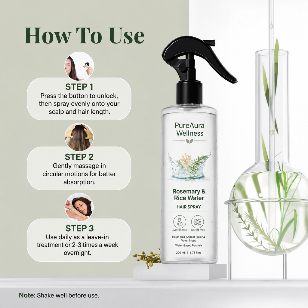 Rosemary and Rice Hair Spray