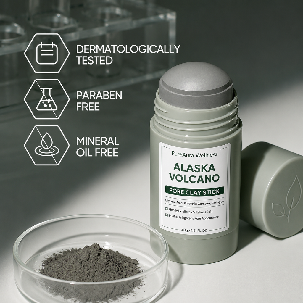 Alaska Volcano Pore Clay